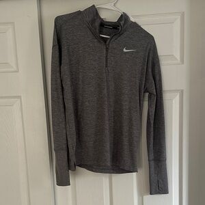Nike Dark Gray Quarter-Zip Pullover